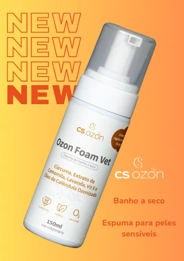 Banho a seco ESPUMA DE CÚRCUMA para cães e gatos - Imagem 2
