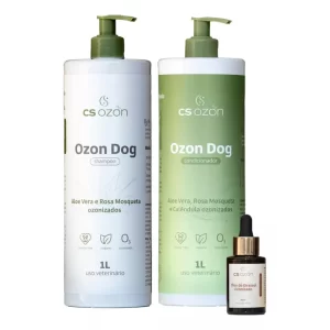 KIT SHAMPOO, CONDICIONADOR E ÓLEO OZONIZADO DE GIRASSOL